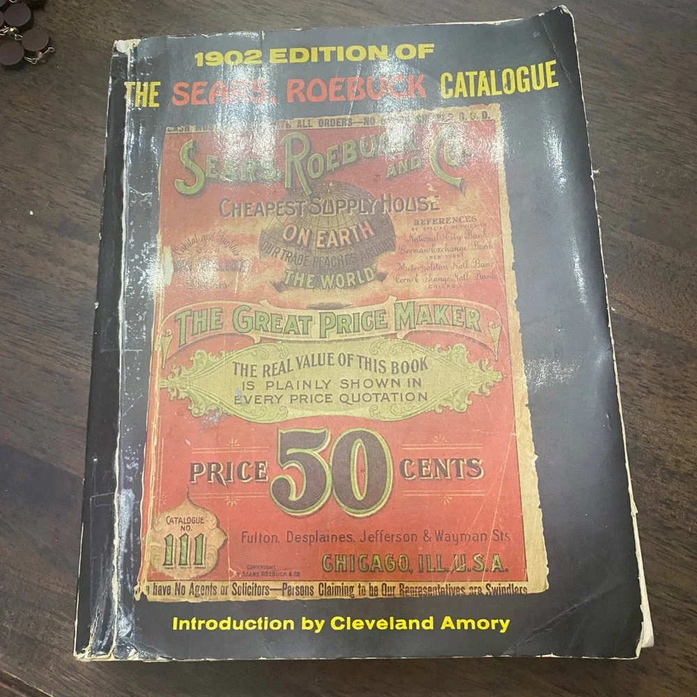 1902 Sears Roebuck Catalogue Bounty Books 1969 Reproduction Cleveland Amory